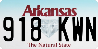 AR license plate 918KWN
