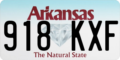 AR license plate 918KXF
