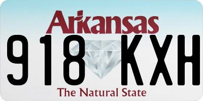 AR license plate 918KXH
