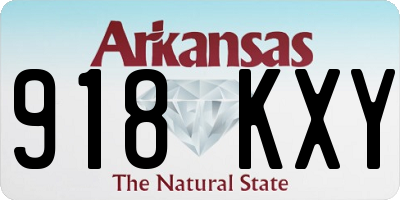 AR license plate 918KXY