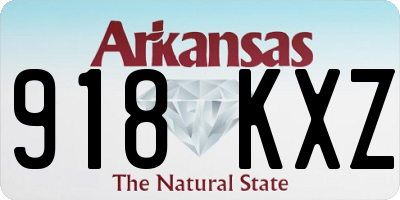 AR license plate 918KXZ