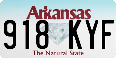 AR license plate 918KYF