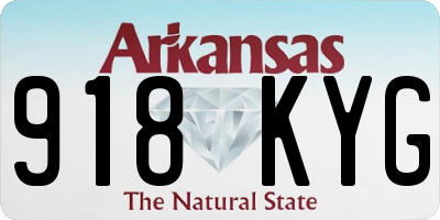 AR license plate 918KYG