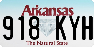 AR license plate 918KYH