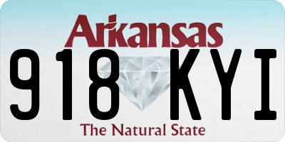 AR license plate 918KYI