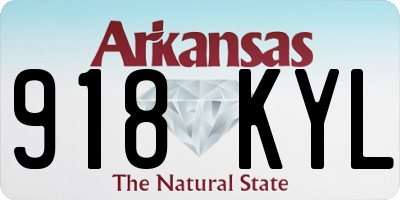 AR license plate 918KYL