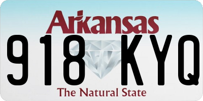 AR license plate 918KYQ