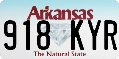 AR license plate 918KYR