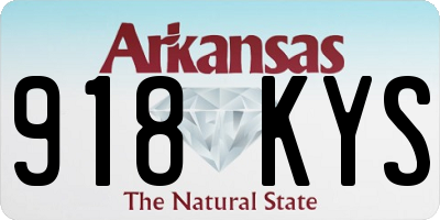 AR license plate 918KYS