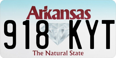 AR license plate 918KYT