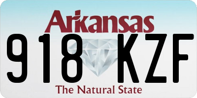 AR license plate 918KZF