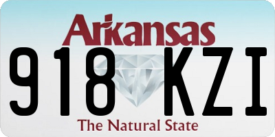 AR license plate 918KZI