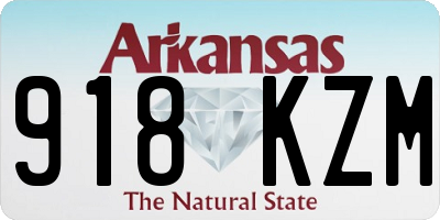 AR license plate 918KZM