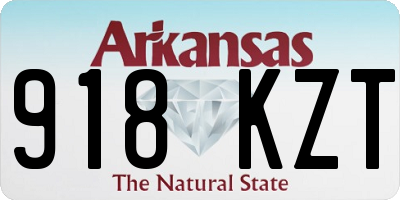 AR license plate 918KZT