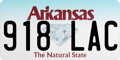 AR license plate 918LAC