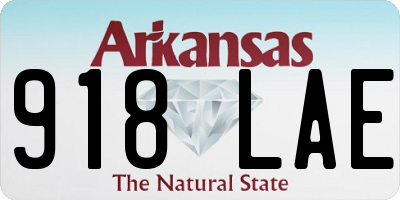 AR license plate 918LAE