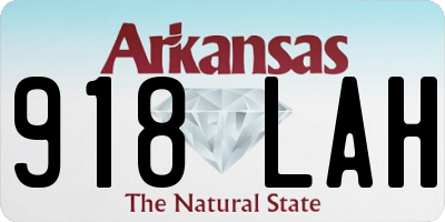 AR license plate 918LAH