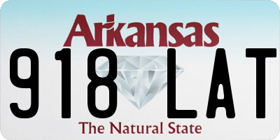 AR license plate 918LAT
