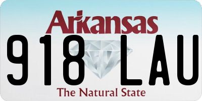 AR license plate 918LAU