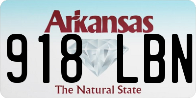 AR license plate 918LBN