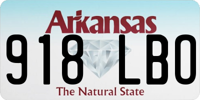 AR license plate 918LBO