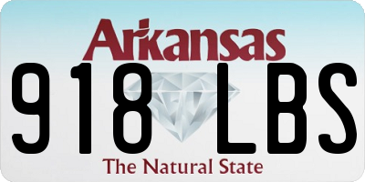 AR license plate 918LBS