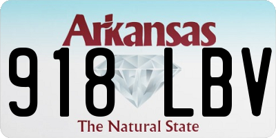 AR license plate 918LBV