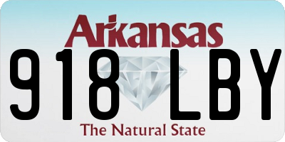 AR license plate 918LBY