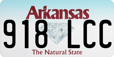 AR license plate 918LCC