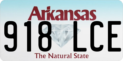 AR license plate 918LCE