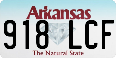 AR license plate 918LCF