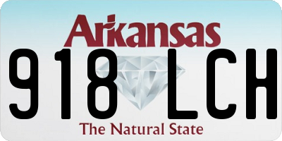 AR license plate 918LCH