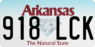 AR license plate 918LCK