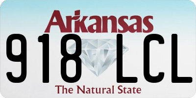 AR license plate 918LCL