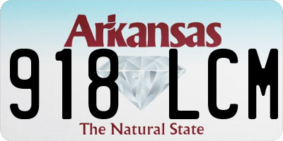 AR license plate 918LCM