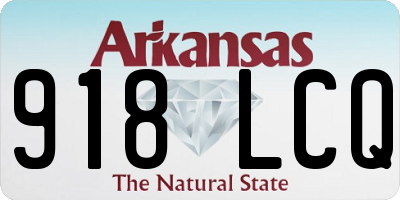 AR license plate 918LCQ