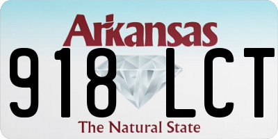 AR license plate 918LCT