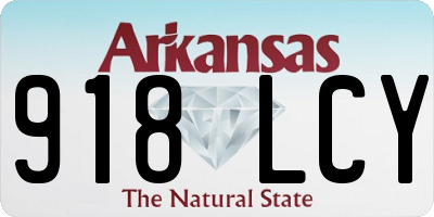AR license plate 918LCY