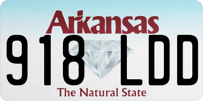 AR license plate 918LDD