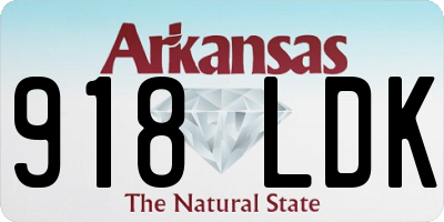 AR license plate 918LDK