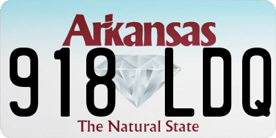 AR license plate 918LDQ