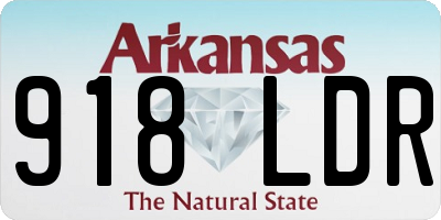 AR license plate 918LDR