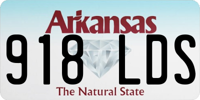 AR license plate 918LDS