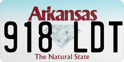 AR license plate 918LDT