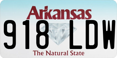 AR license plate 918LDW