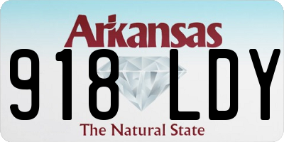 AR license plate 918LDY