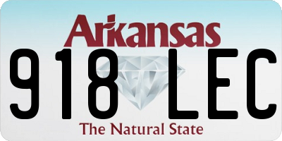 AR license plate 918LEC