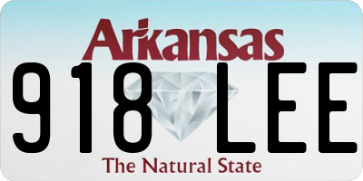 AR license plate 918LEE