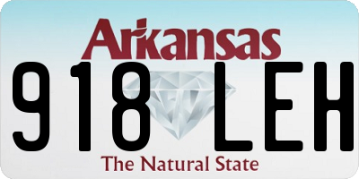 AR license plate 918LEH
