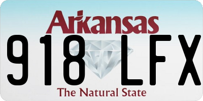 AR license plate 918LFX